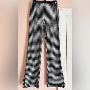 A. Byer Black and White Houndstooth Pants